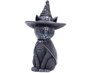 BAPHOMET purrah witches hat occult cat FIGURE