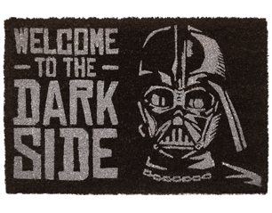 STAR WARS welcome to the dark side black DOORMAT