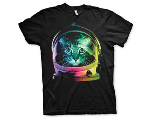 FUNNY SHIRTS space cat TS