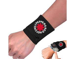 RED HOT CHILI PEPPERS asterisk ZIP SWEATBAND