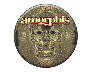 AMORPHIS queen of time BUTTON BADGE