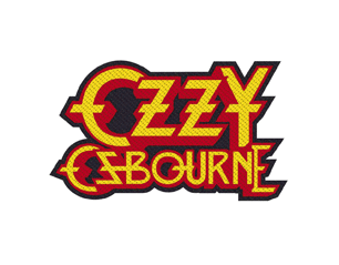 OZZY OSBOURNE logo cut out PATCH
