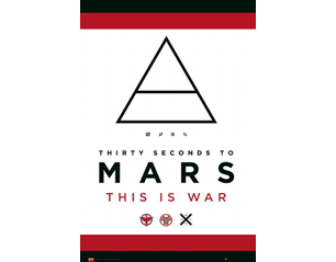 30 SECOND TO MARS this is war POSTER