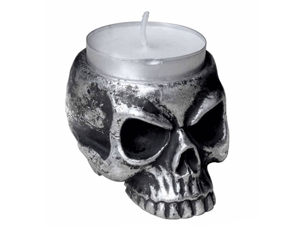 ALCHEMY skull tealight holder FIGURE