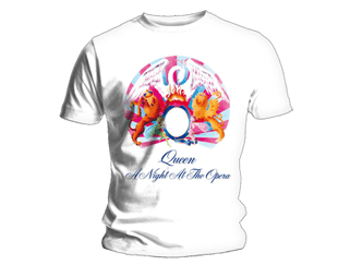 QUEEN night at the opera/white TS