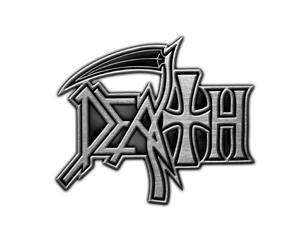 DEATH logo METAL PIN