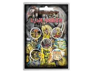 IRON MAIDEN early albums BADGE PACK