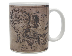 LORD OF THE RINGS map subli CANECA