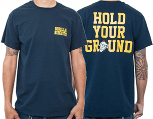 GORILLA BISCUITS hold your ground pocket/blue TS