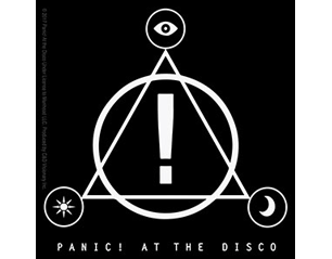 PANIC AT DISCO triangle logo STICKER