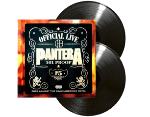 PANTERA official live 101 proof VINYL