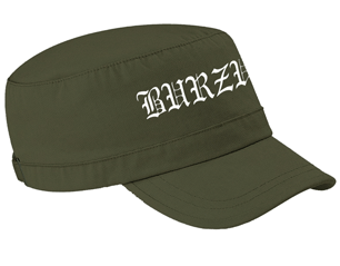 BURZUM logo olive army CAP