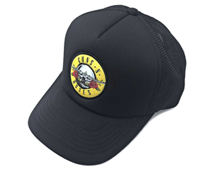 GUNS N ROSES circle logo trucker CAP