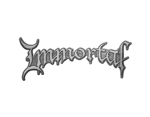 IMMORTAL logo METAL PIN