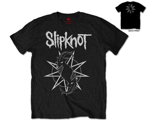 SLIPKNOT goat star logo with backprinting TS