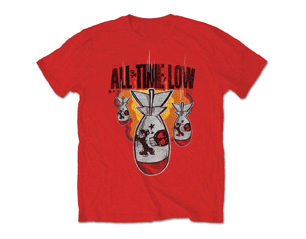ALL TIME LOW da bomb red TS
