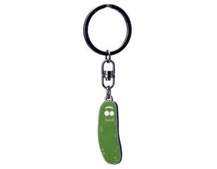 RICK AND MORTY pickle rick metal KEYCHAIN
