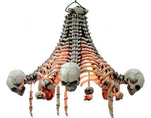 SKULLS ceiling lamp skeleton 766-3647 LAMP
