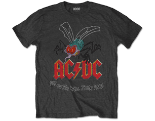 AC/DC fly on the wall charcoal grey TS
