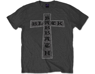 BLACK SABBATH cross/charcoal TS