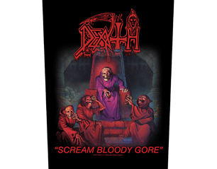 DEATH scream bloody gore BACKPATCH