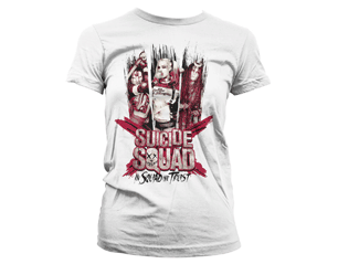 SUICIDE SQUAD girl power/wht skinny TS