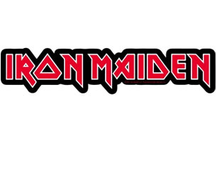 IRON MAIDEN logo cut out STICKER