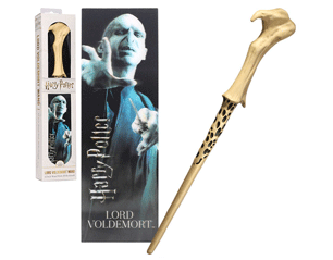 HARRY POTTER lord voldmort WAND AND BOOKMARK
