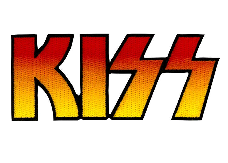 KISS shaped logo PATCH