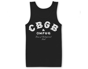 CBGB omfug logo tank top TS