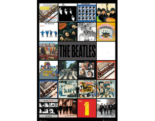 BEATLES albums POSTER