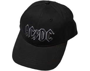 AC/DC black logo baseball CAP