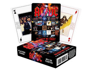 AC/DC in rock we trust PLAYING CARDS