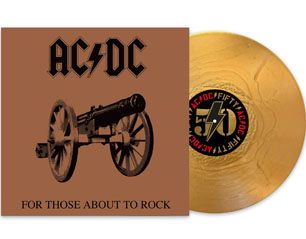 AC/DC for those about 50 YEARS GOLD VINYL