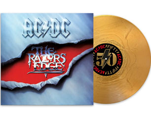 AC/DC razors edge 50 YEARS GOLD VINYL