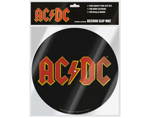 AC/DC logo VINYL SLIPMAT