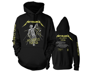 METALLICA and justice for all HOODIE