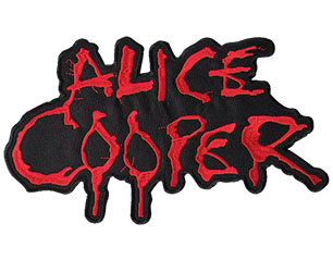 ALICE COOPER logo OVERSIZE PATCH