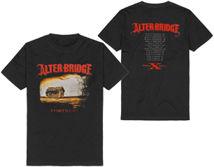 ALTER BRIDGE fortress 2014 tour dates bp TSHIRT