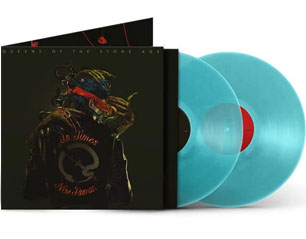 QUEENS OF THE STONE AGE in times new roman clear blue VINYL