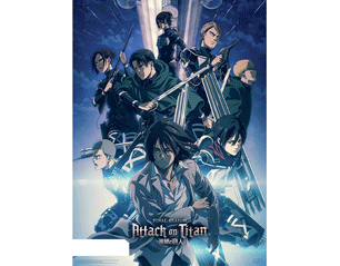 ATTACK ON TITAN s4 group shot POSTER