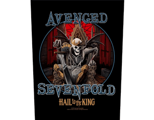 AVENGED SEVENFOLD hail to the king BACKPATCH