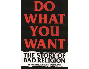 BAD RELIGION do what you want hardcover BOOK