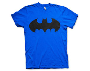 BATMAN inked logo ROYAL BLUE TSHIRT
