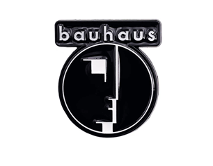 BAUHAUS logo METAL PIN