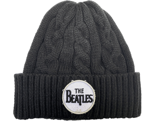 BEATLES drum logo cable knit GORRO