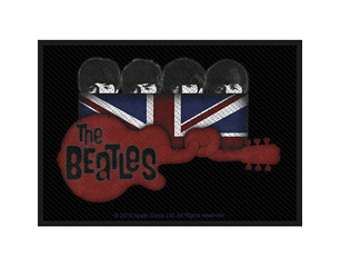 BEATLES guitar and union jack PATCH