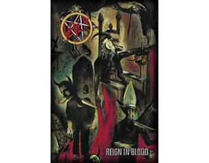 SLAYER reign in blood HQ TEXTILE POSTER