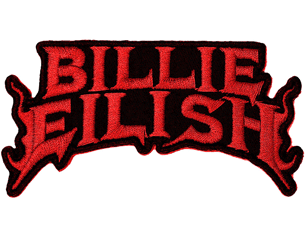 BILLIE EILISH flame RED PATCH