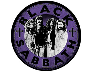 BLACK SABBATH band circle STICKER